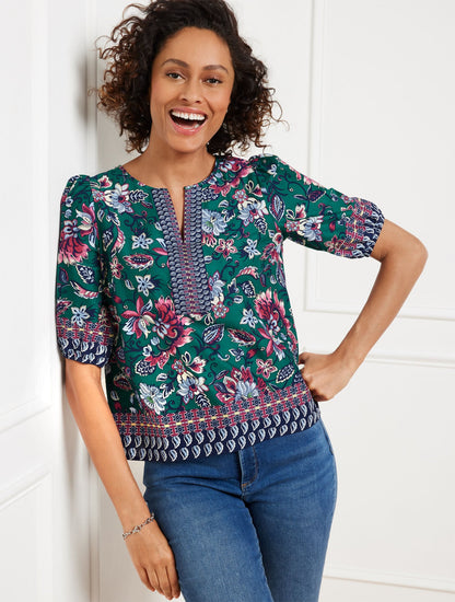 GORGEOUS GARDEN TOP | Talbots