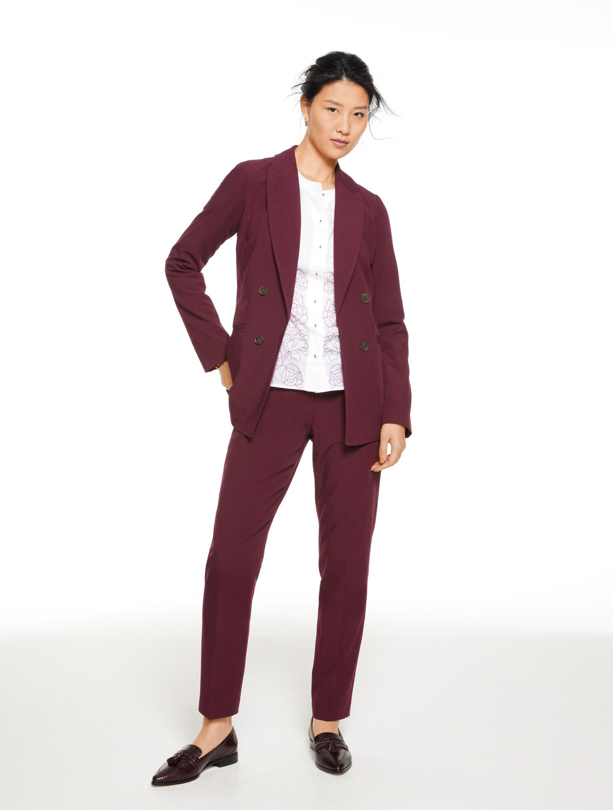 CITY TWILL BLAZER | Talbots