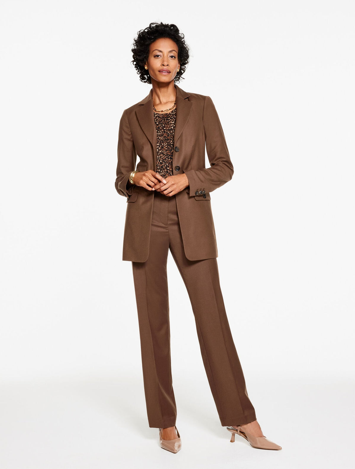 LUXE ITALIAN FLANNEL BLAZER | Talbots