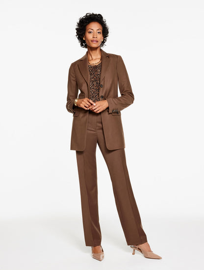 LUXE ITALIAN FLANNEL BLAZER | Talbots