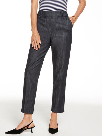 SLIM LEG REFINED DENIM PANTS | Talbots