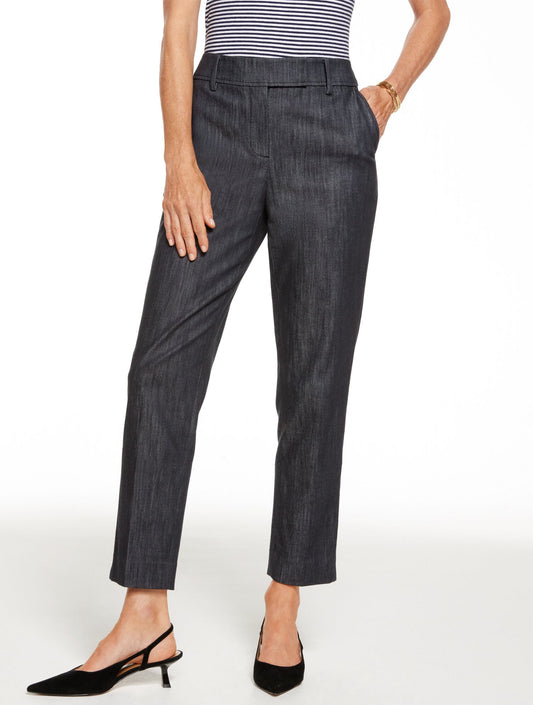 SLIM LEG REFINED DENIM PANTS | Talbots