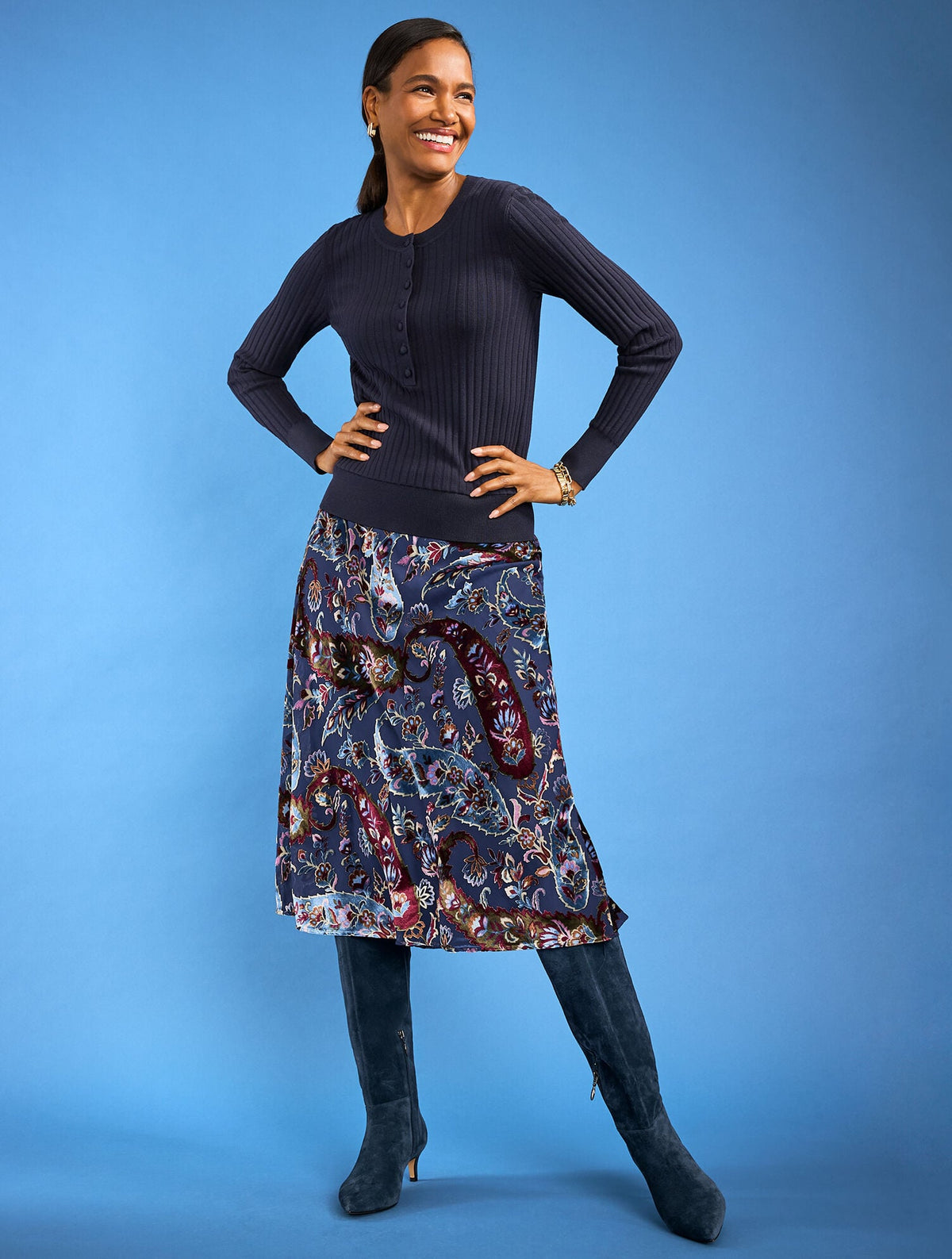 RIBBED HENLEY PULLOVER | Talbots