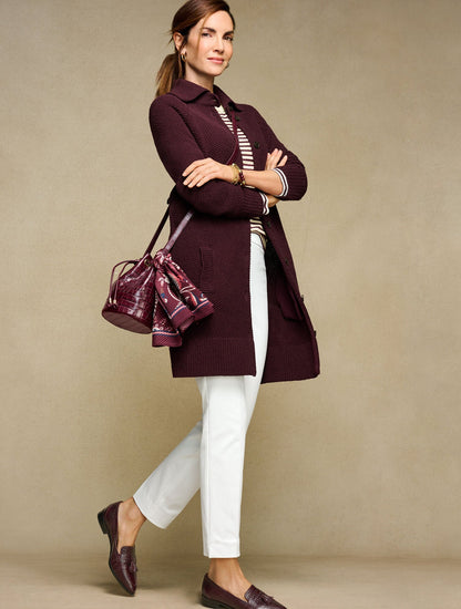 TEXTURED COATIGAN | Talbots