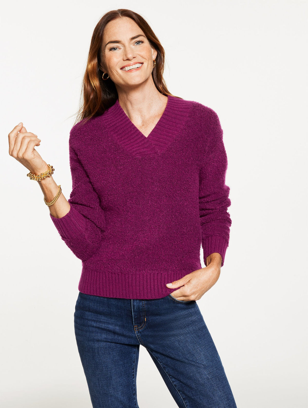 LOOP STITCH SWEATER | Talbots