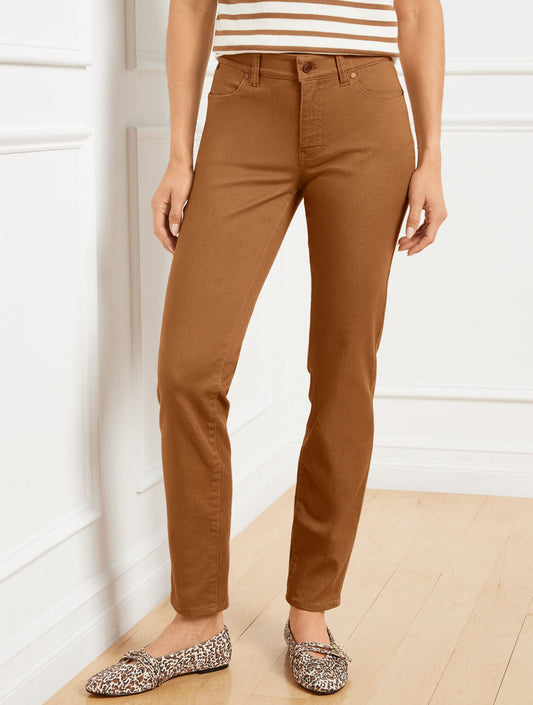 SLIM ANKLE JEANS - PIECE DYED | Talbots