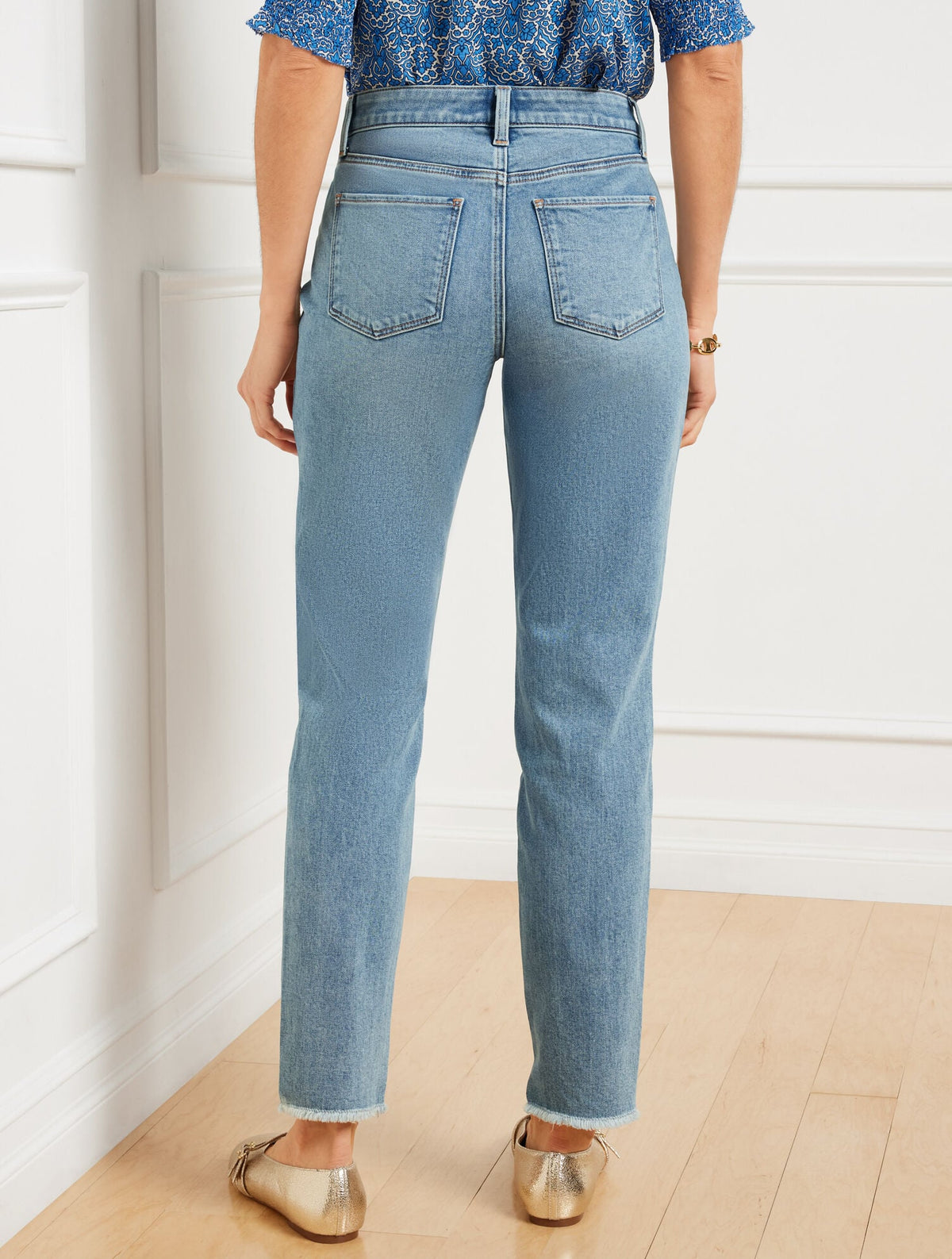 SLIM ANKLE STEP HEM JEANS - MAREA WASH | Talbots