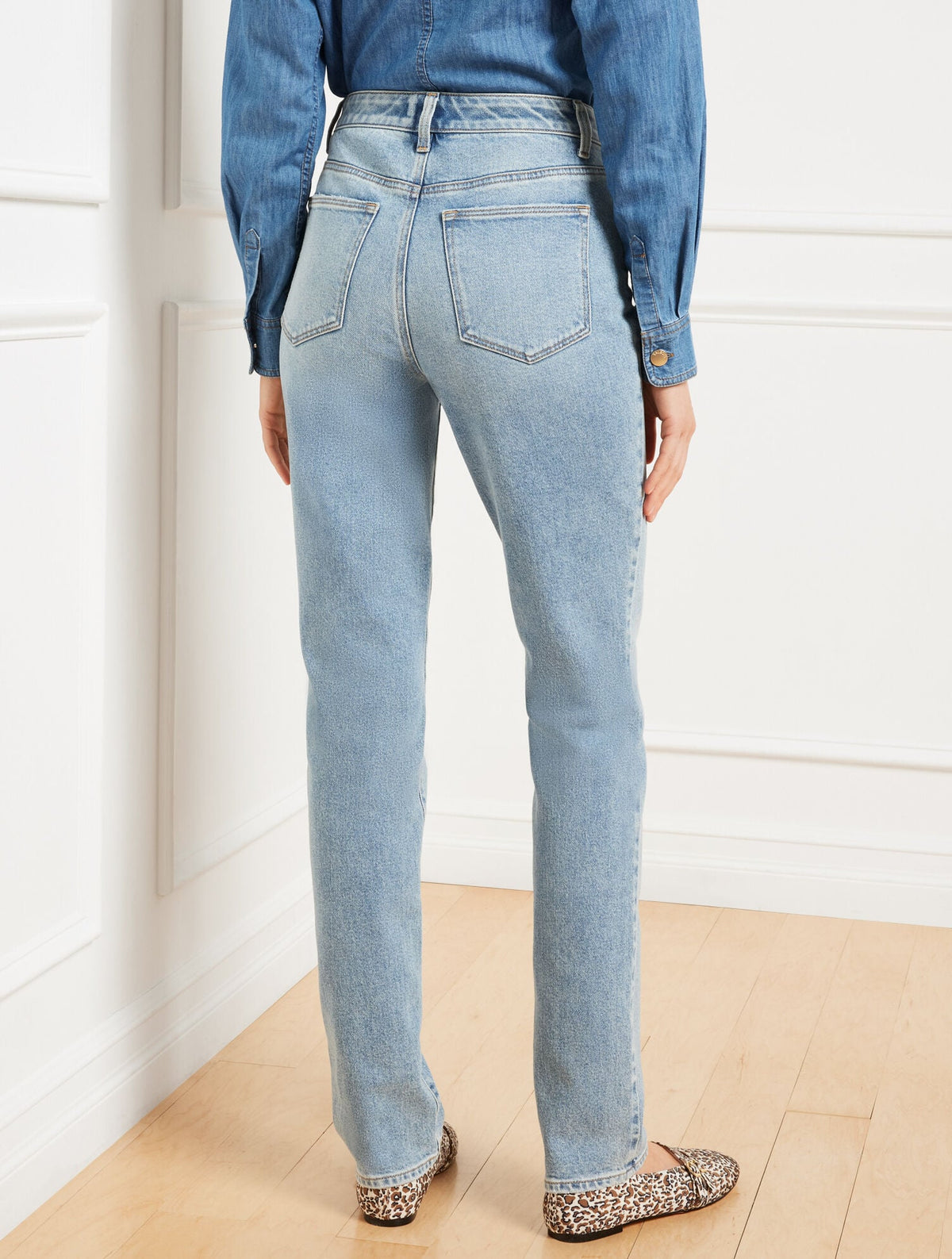 STRAIGHT LEG JEANS - GLENDALE WASH | Talbots