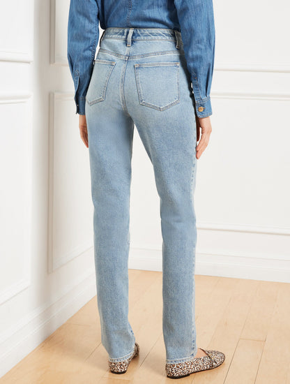 STRAIGHT LEG JEANS - GLENDALE WASH | Talbots