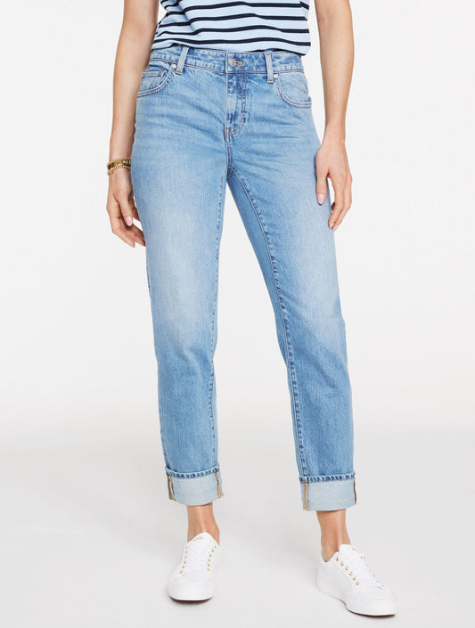 EVERYDAY RELAXED JEANS - FORSYTHIA WASH | Talbots