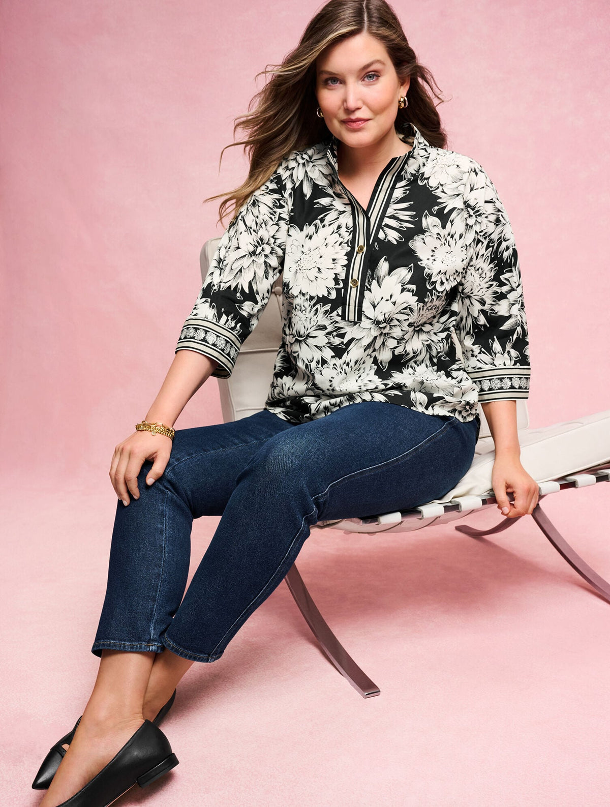 SLIM STRAIGHT ANKLE JEANS - WYCKOFF WASH | Talbots