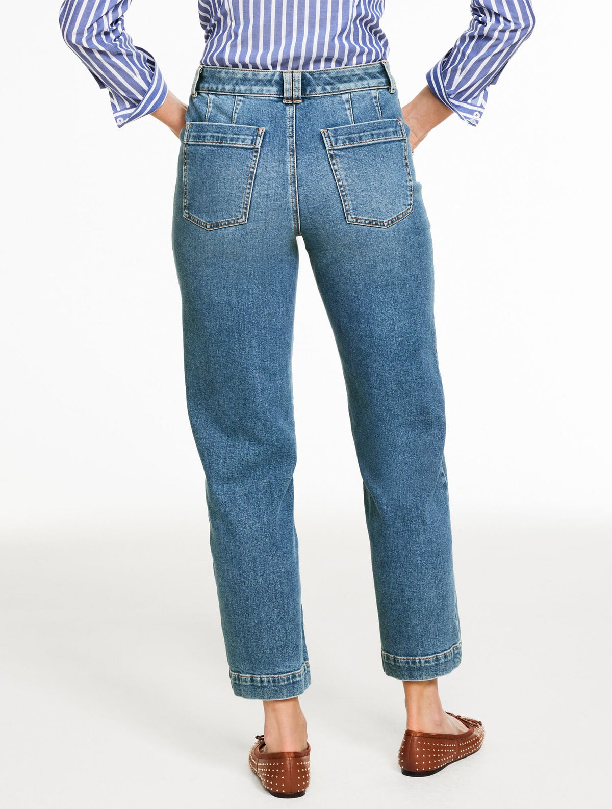 STRAIGHT ANKLE JEANS - CORTLANDT WASH | Talbots