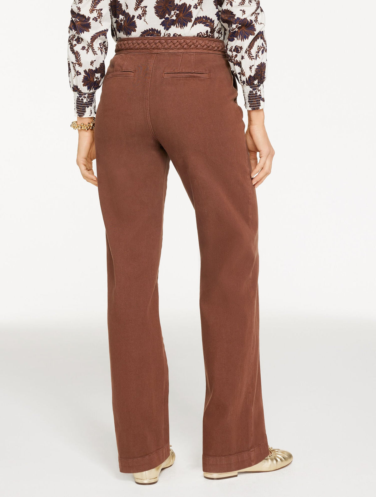 CLASSIC JEAN TROUSERS - BRAIDED WAIST | Talbots