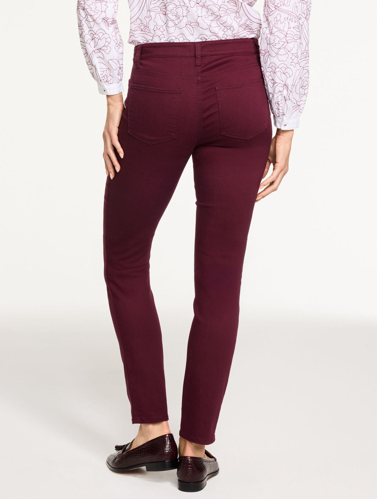 SLIM ANKLE JEANS - SOLIDS | Talbots