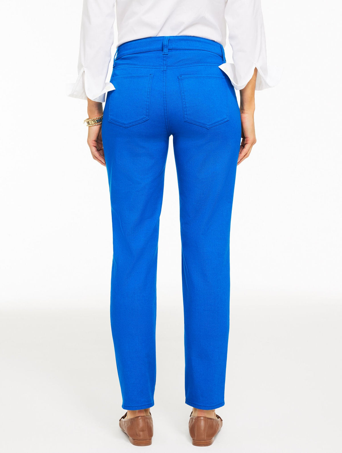 SLIM ANKLE JEANS - PIECE DYED - CURVY FIT | Talbots