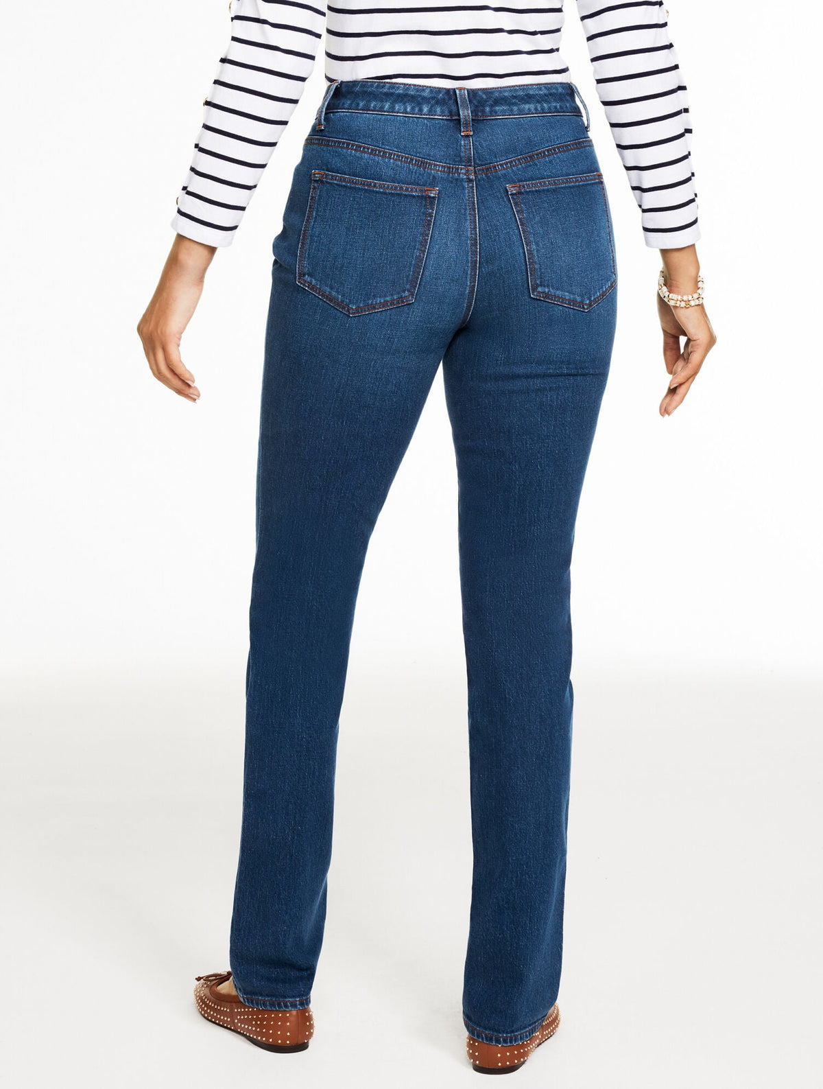 STRAIGHT LEG JEANS - RAMONA WASH - CURVY FIT | Talbots