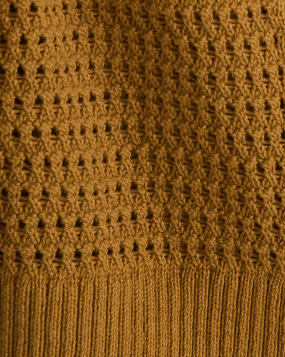 ORGANIC COTTON OPEN STITCH CARDIGAN | Talbots