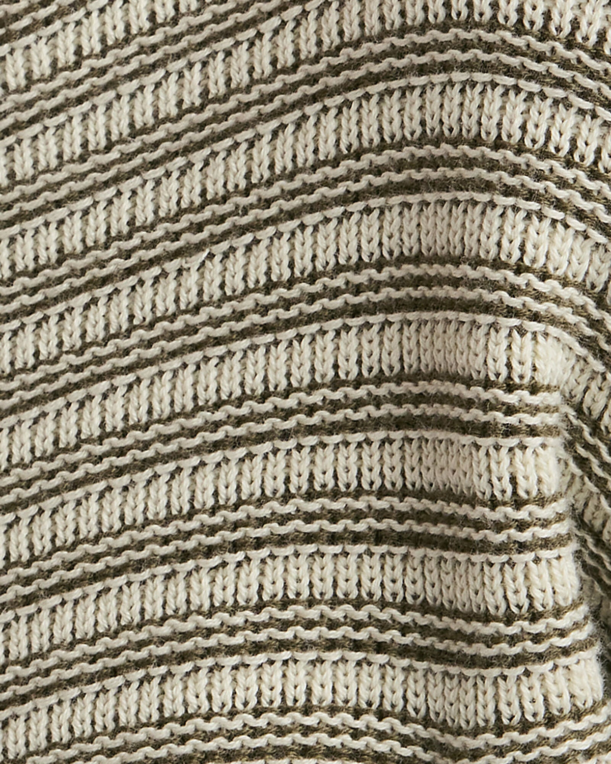 ORGANIC COTTON LINEAR STITCH CREWNECK SWEATER | Talbots