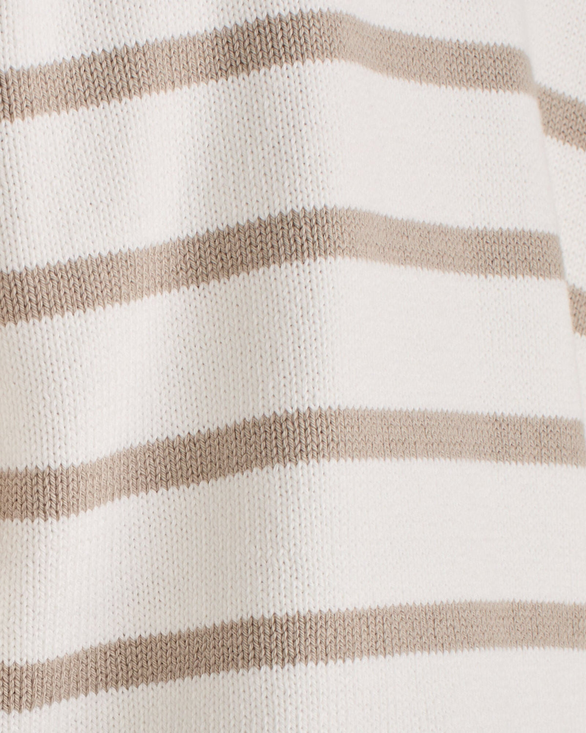 ORGANIC COTTON STRIPE ROLL NECK SWEATER | Talbots