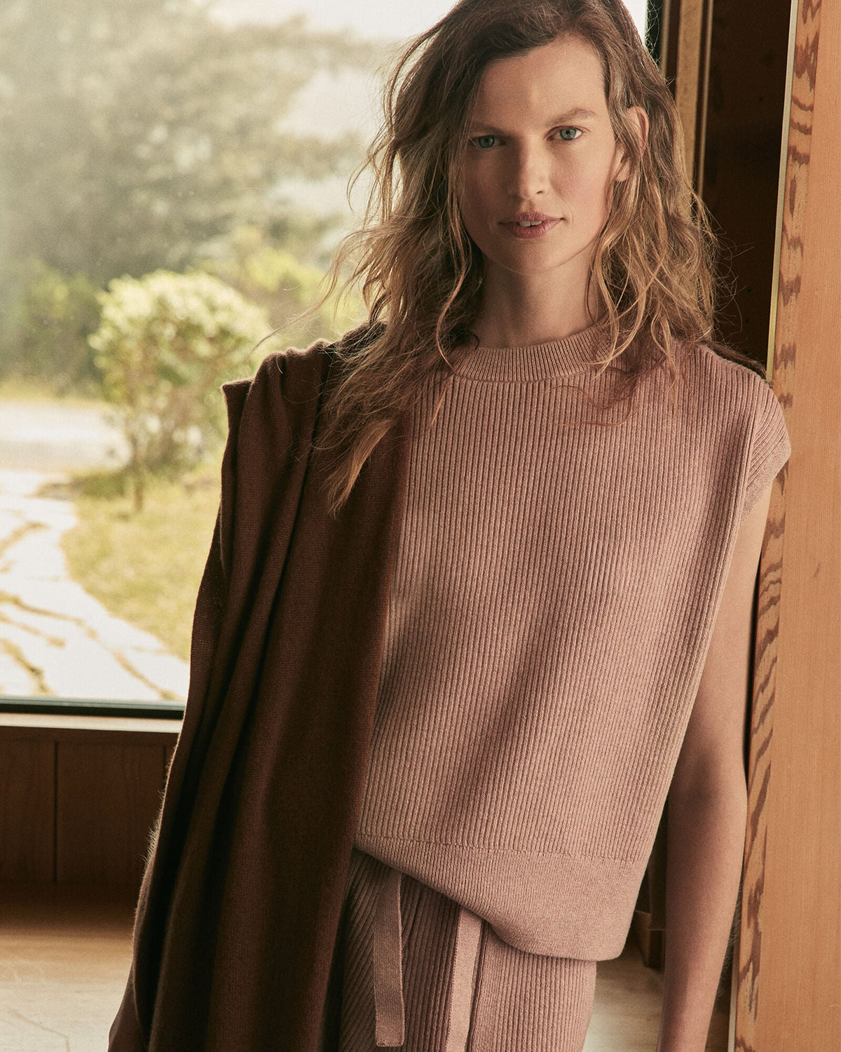 ORGANIC COTTON CASHMERE DROP SHOULDER TEE | Talbots