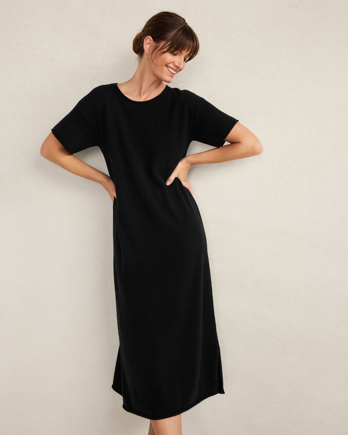 CASHMERE T-SHIRT DRESS | Talbots
