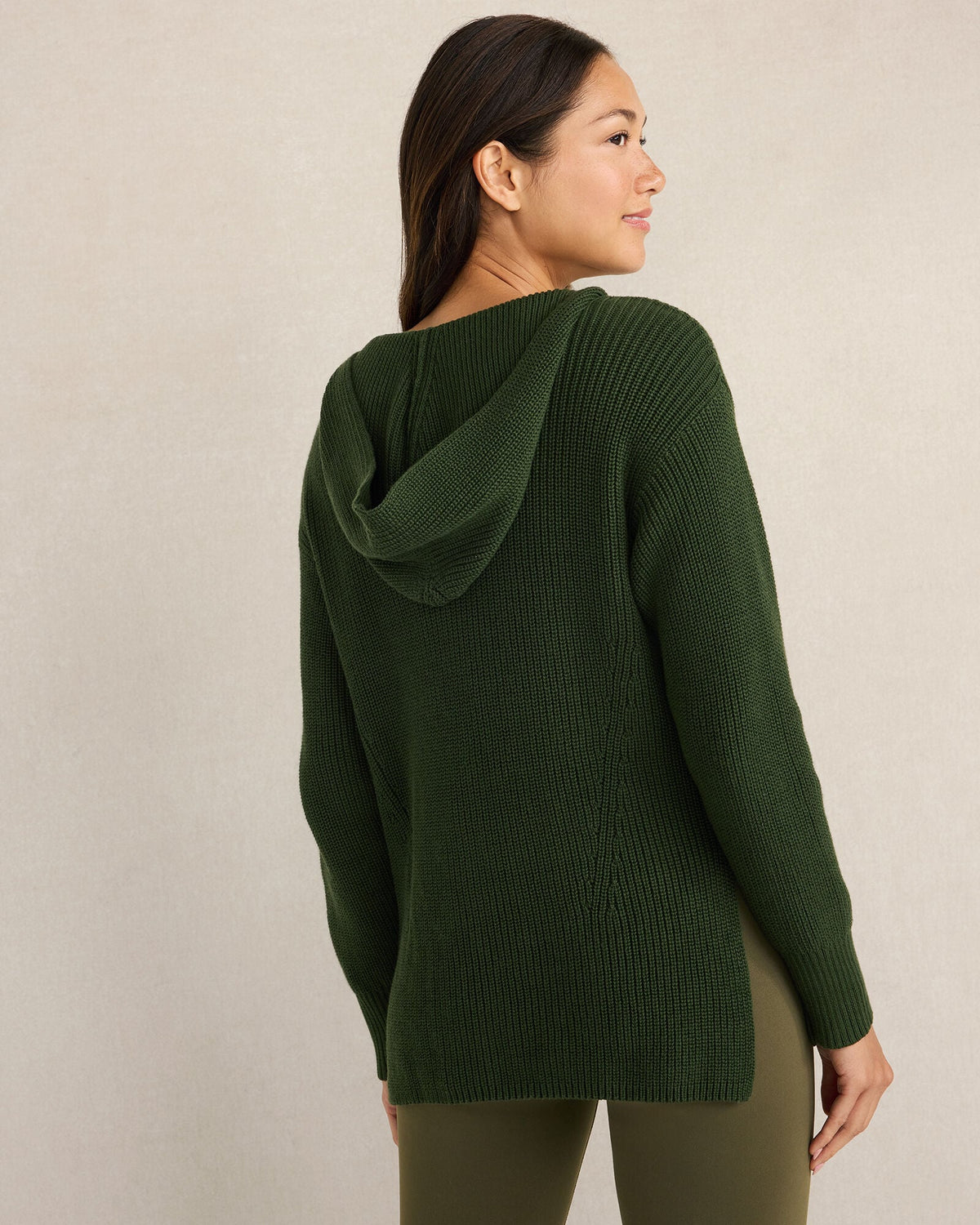 ORGANIC COTTON SHAKER STITCH HOODIE | Talbots