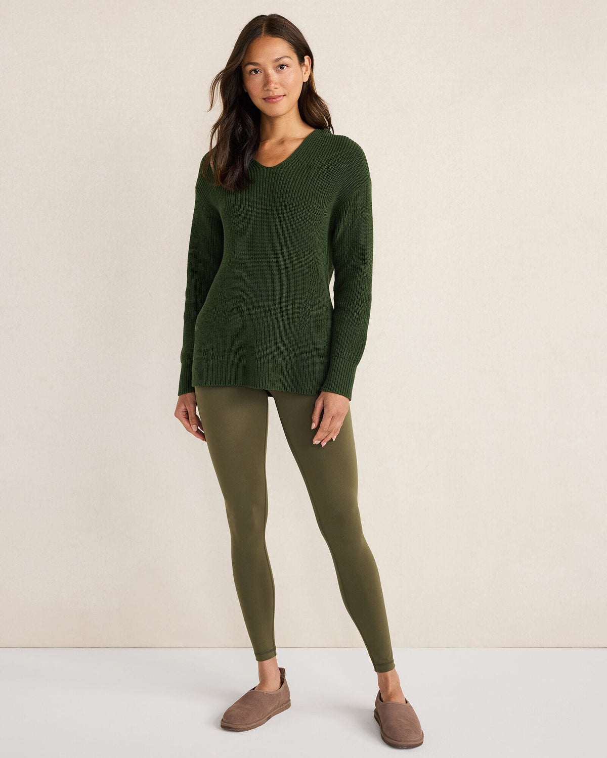 ORGANIC COTTON SHAKER STITCH HOODIE | Talbots