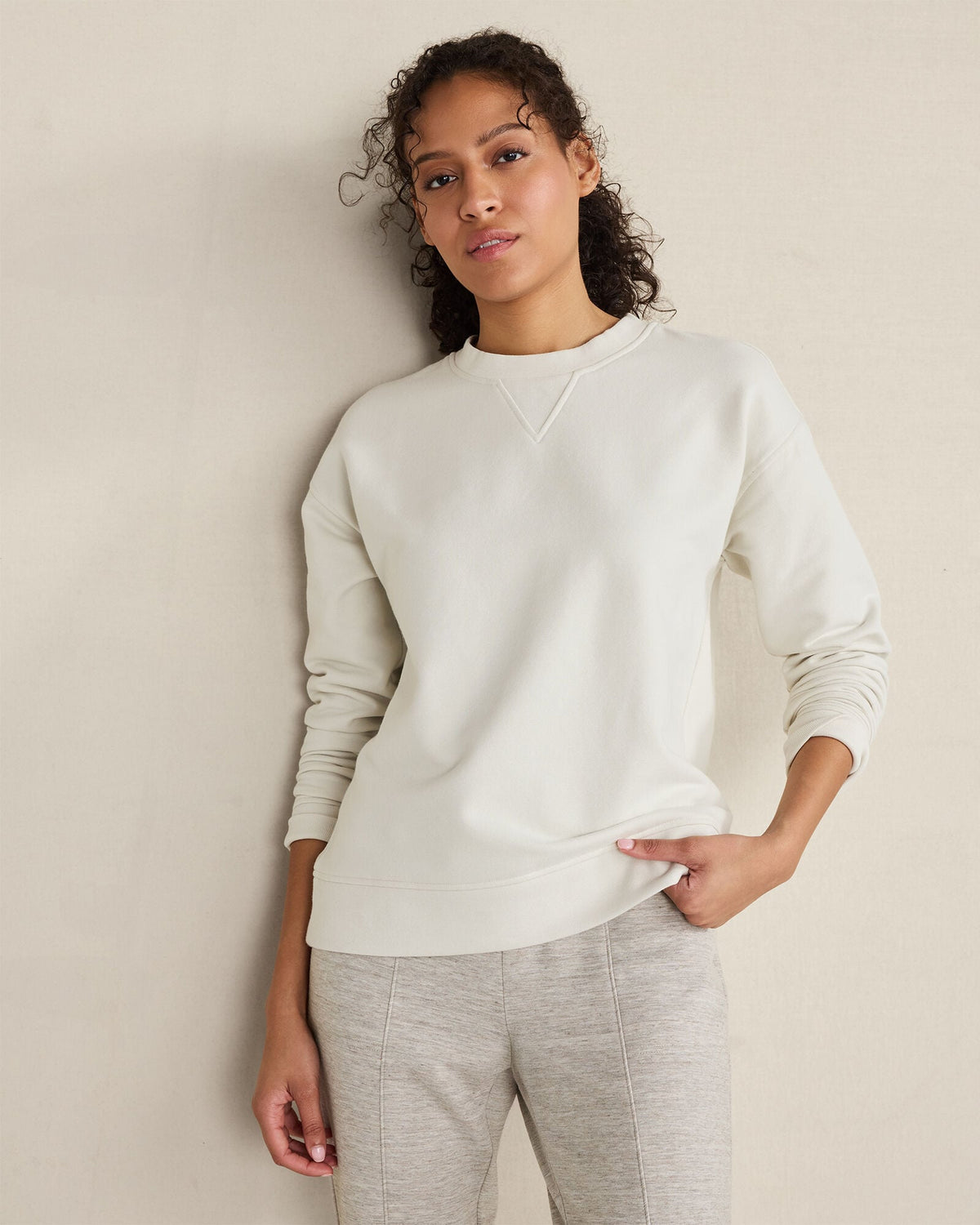 EVERYDAY FLEECE CREWNECK PULLOVER | Talbots
