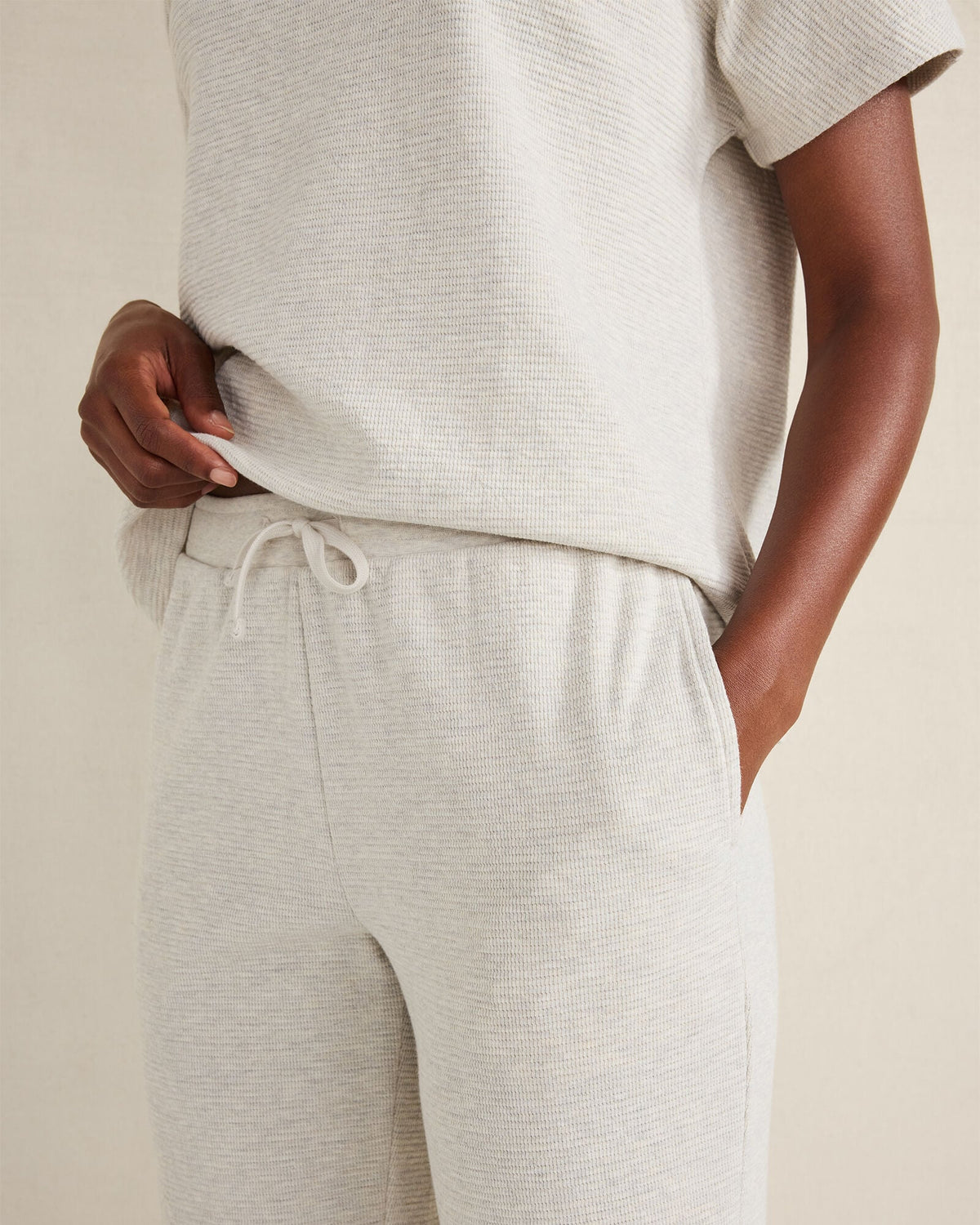COTTON BLEND OTTOMAN RIB PANTS | Talbots