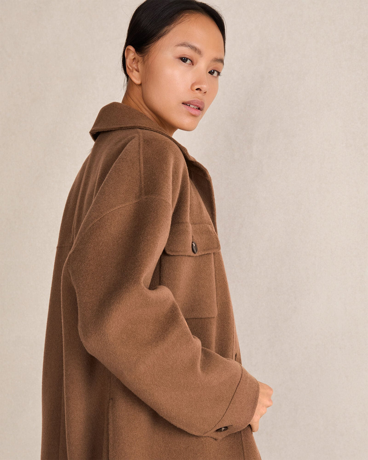 WOOL BLEND OVERSIZED SHACKET | Talbots
