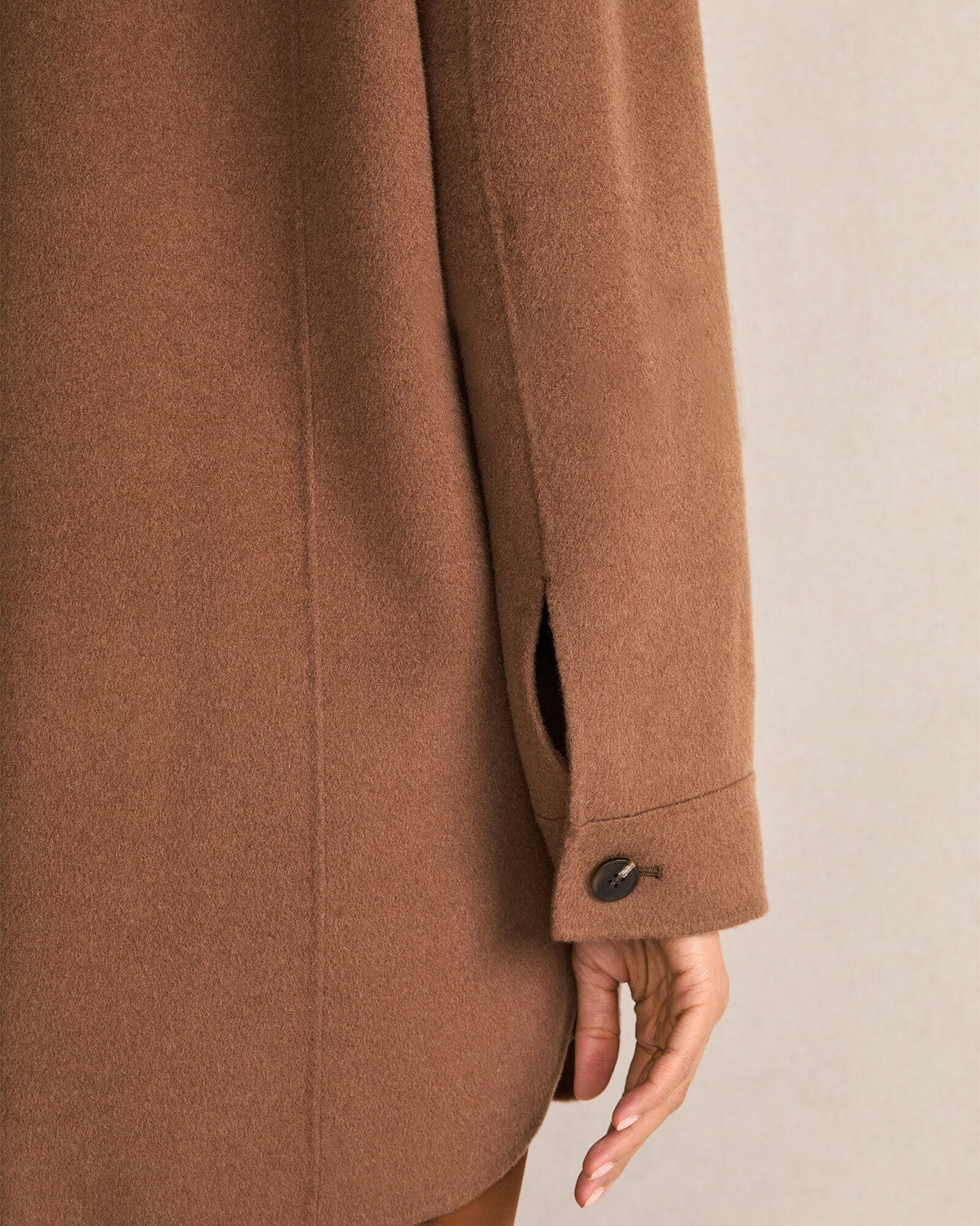 WOOL BLEND OVERSIZED SHACKET | Talbots