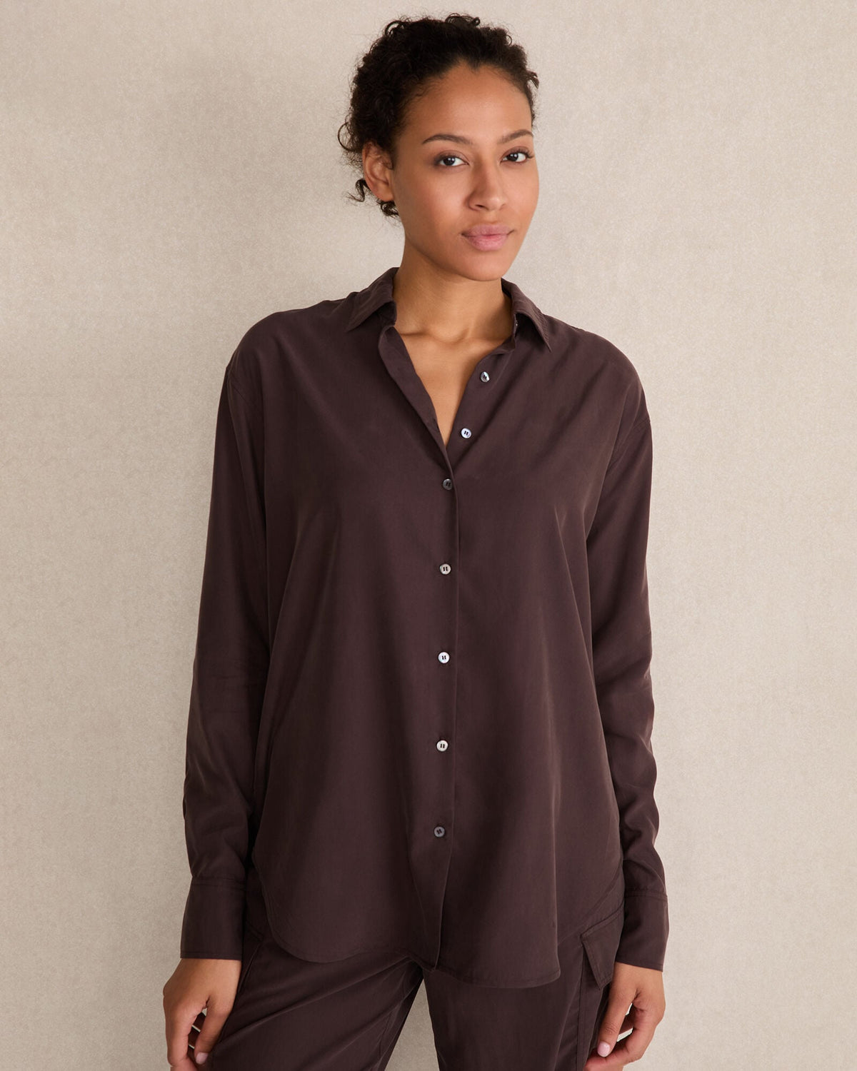 THE DAILY SHIRT IN DRAPEY MODAL | Talbots