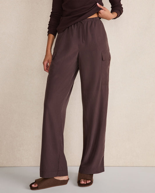 DRAPEY MODAL CARGO PANTS | Talbots