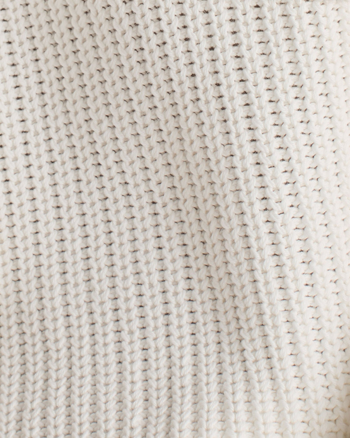 ORGANIC COTTON SHAKER STITCH ROLL NECK SWEATER | Talbots