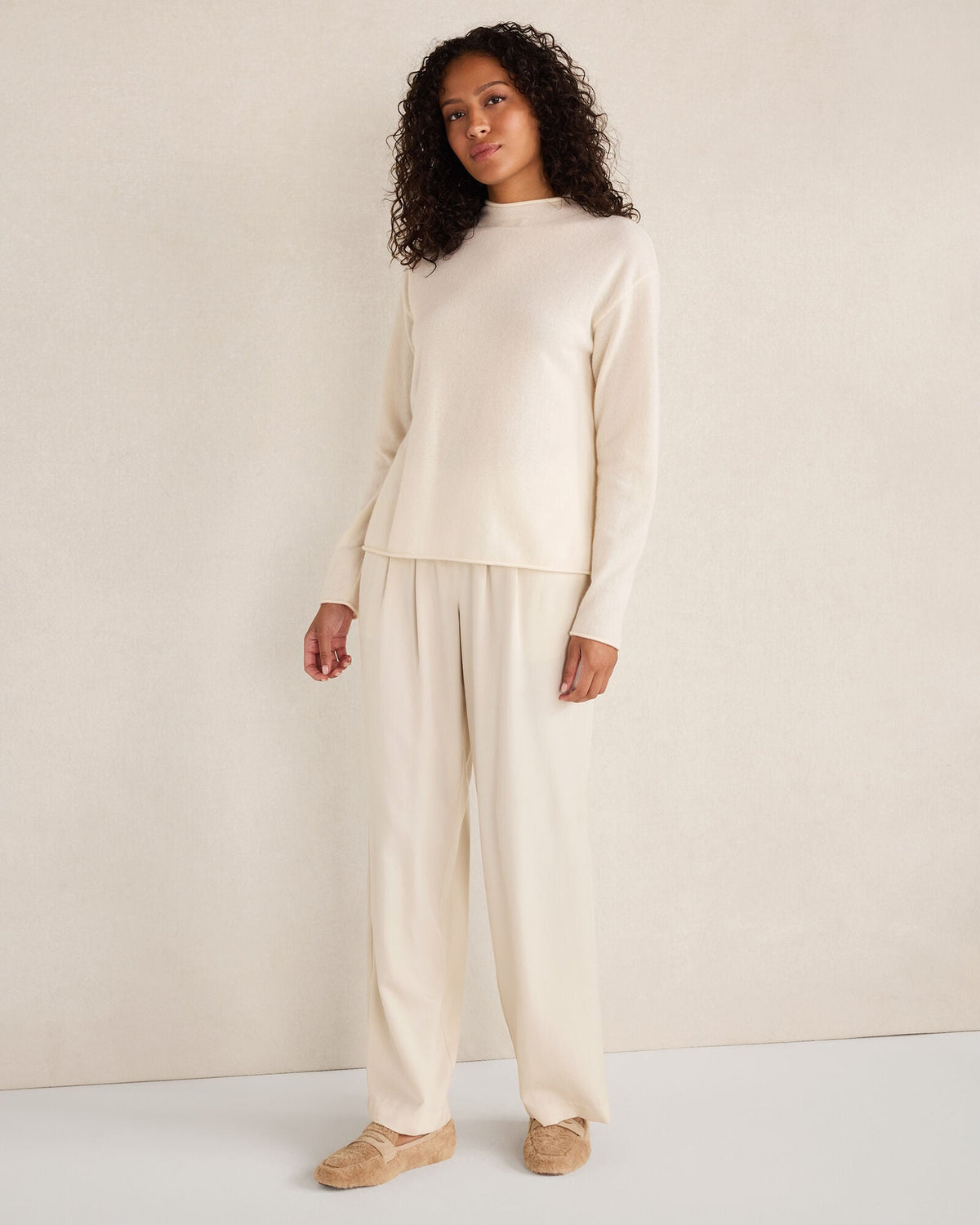 CASHMERE MOCKNECK SWEATER | Talbots