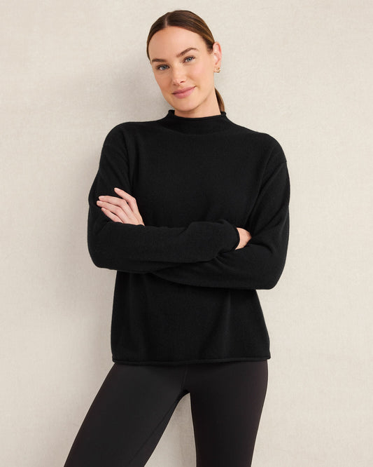 CASHMERE MOCKNECK SWEATER | Talbots