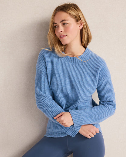 CASHMERE SHAKER STITCH CREWNECK SWEATER | Talbots