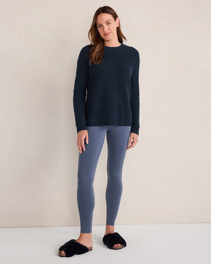 CASHMERE SHAKER STITCH CREWNECK SWEATER | Talbots