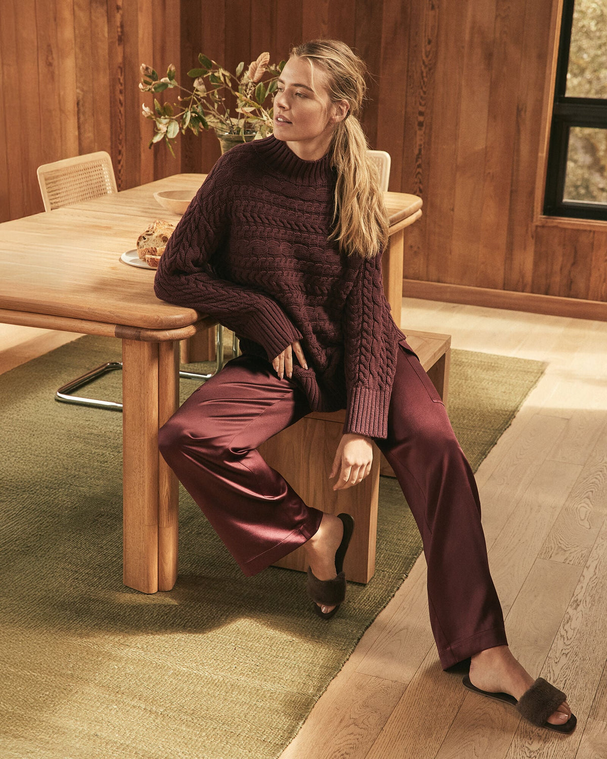 LUXE SILK CARGO PANTS | Talbots