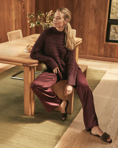 LUXE SILK CARGO PANTS | Talbots