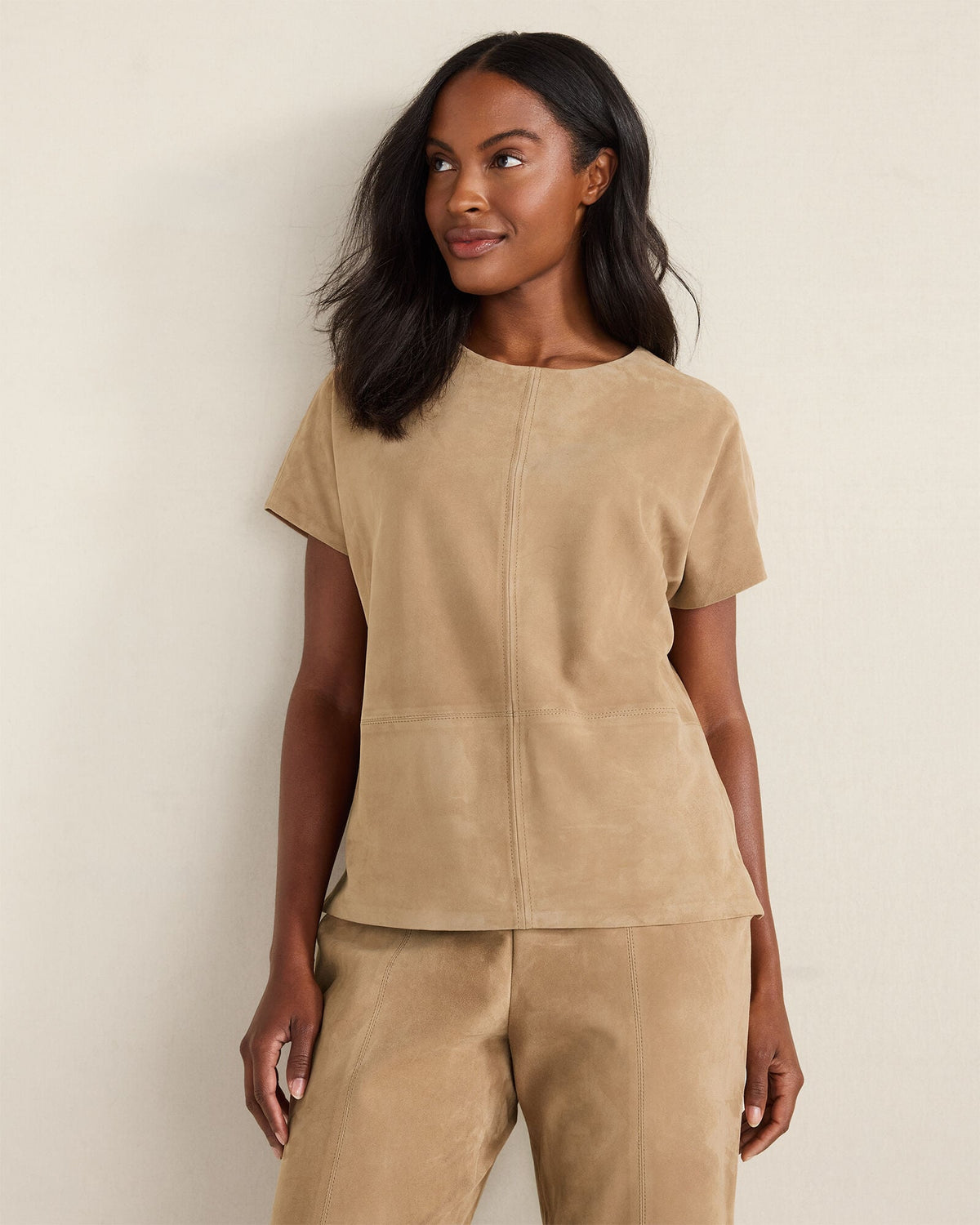 SUEDE TEE | Talbots