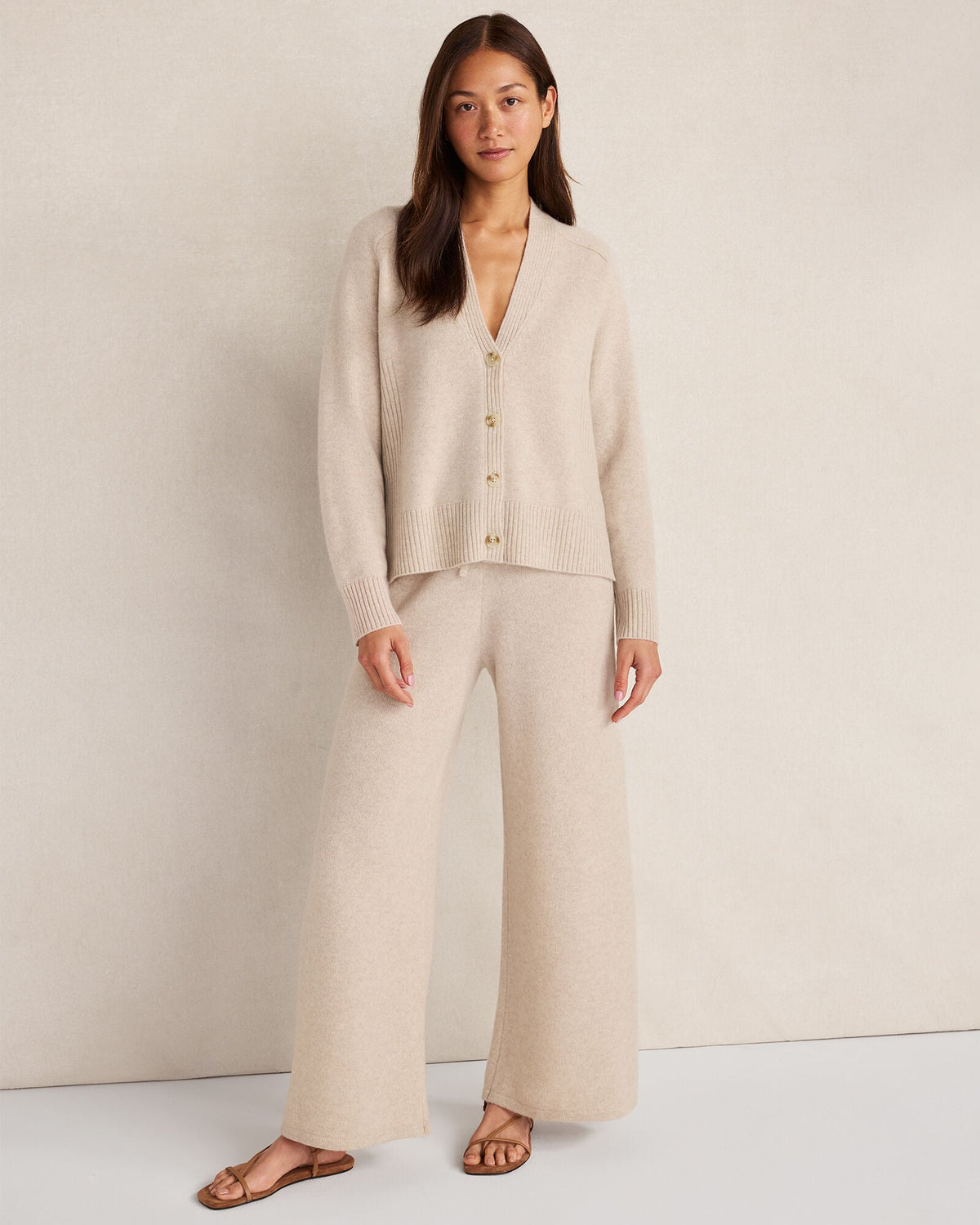 CASHMERE WIDE LEG PANTS | Talbots