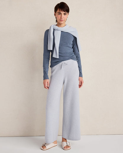 CASHMERE WIDE LEG PANTS | Talbots