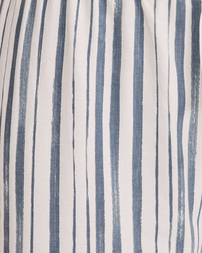 ORGANIC COTTON JERSEY PAINTED STRIPE PAJAMA PANTS | Talbots