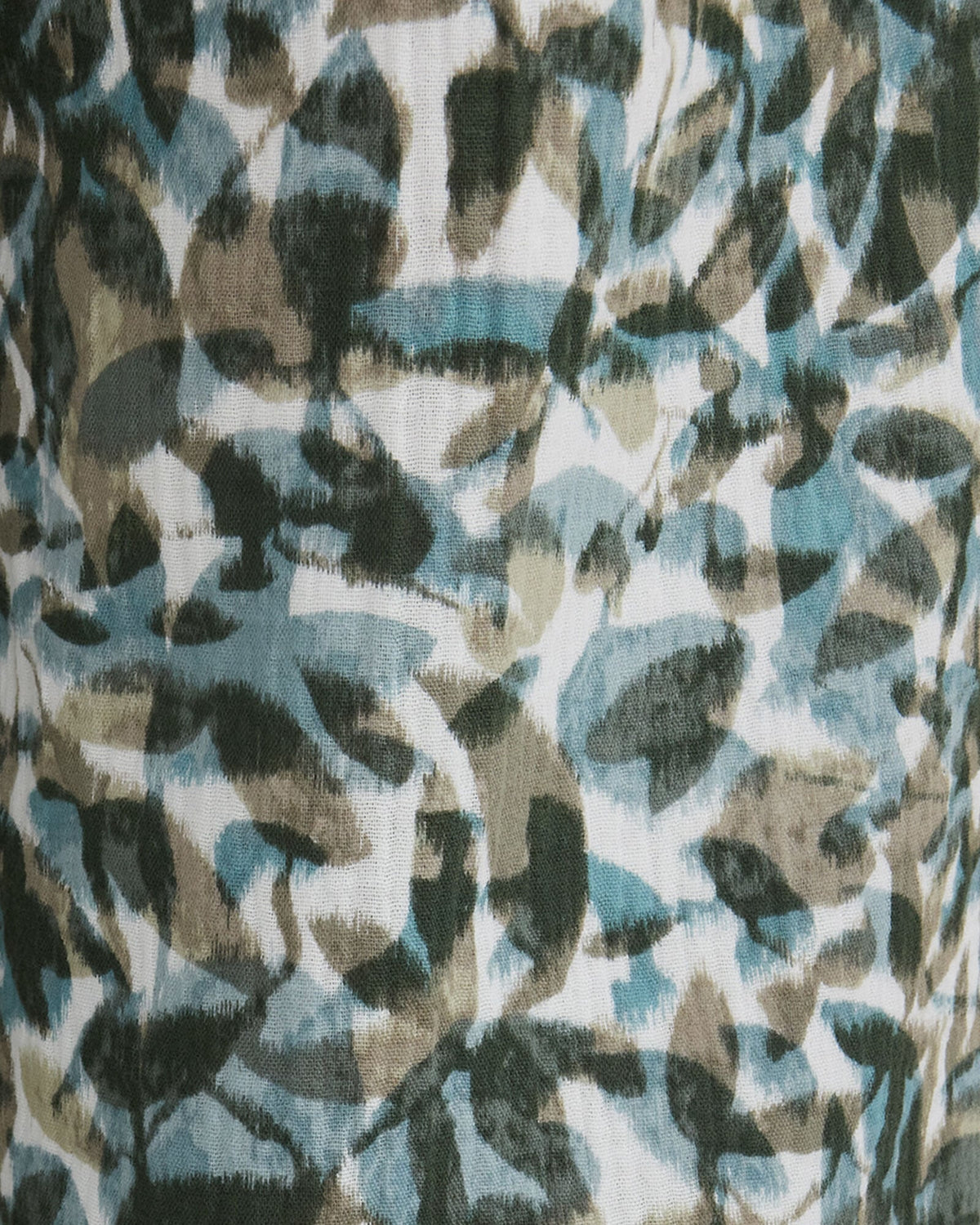 ORGANIC COTTON GAUZE FLORAL PAJAMA TOP | Talbots