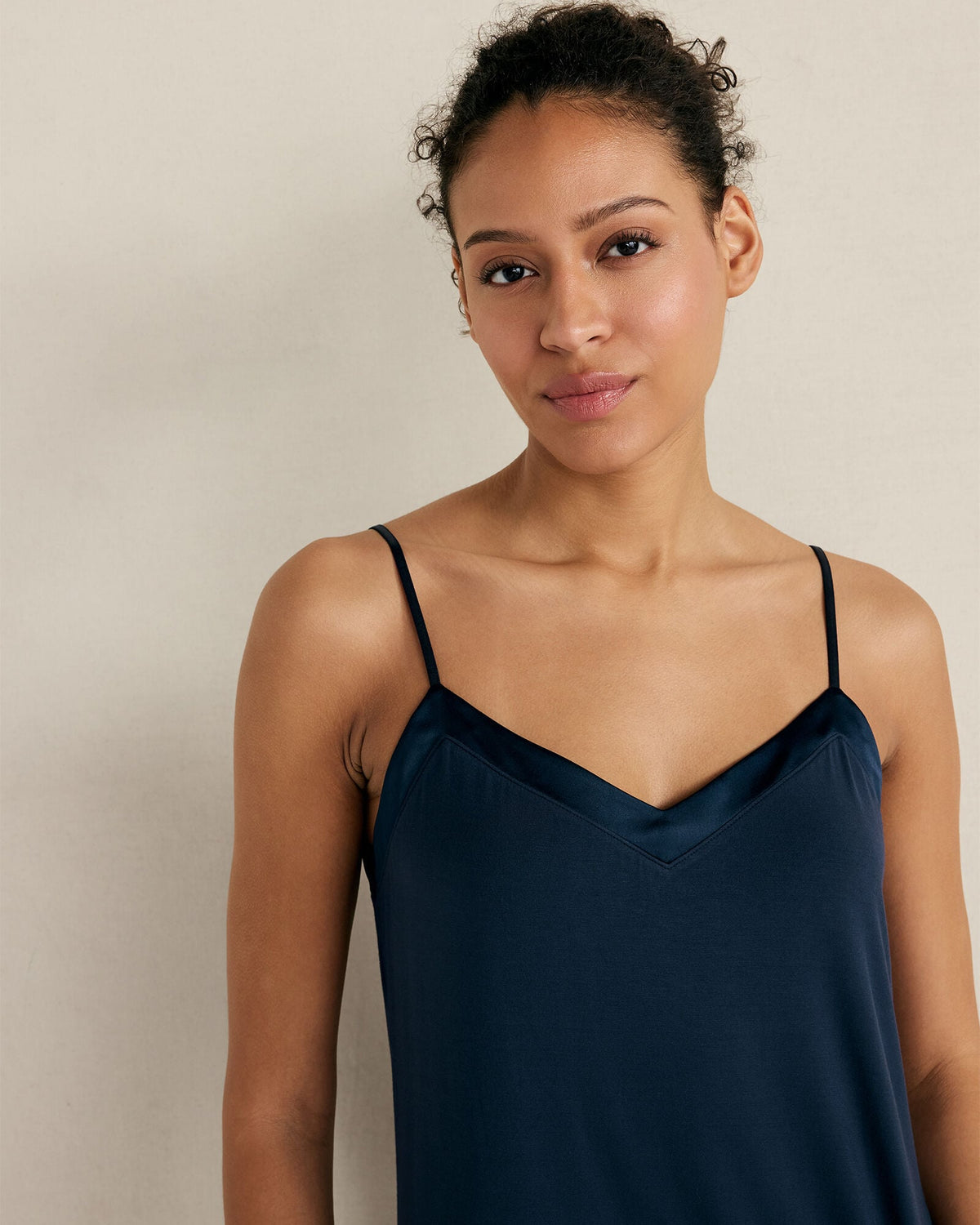 CALM & COOL V-NECK SLEEP CHEMISE | Talbots