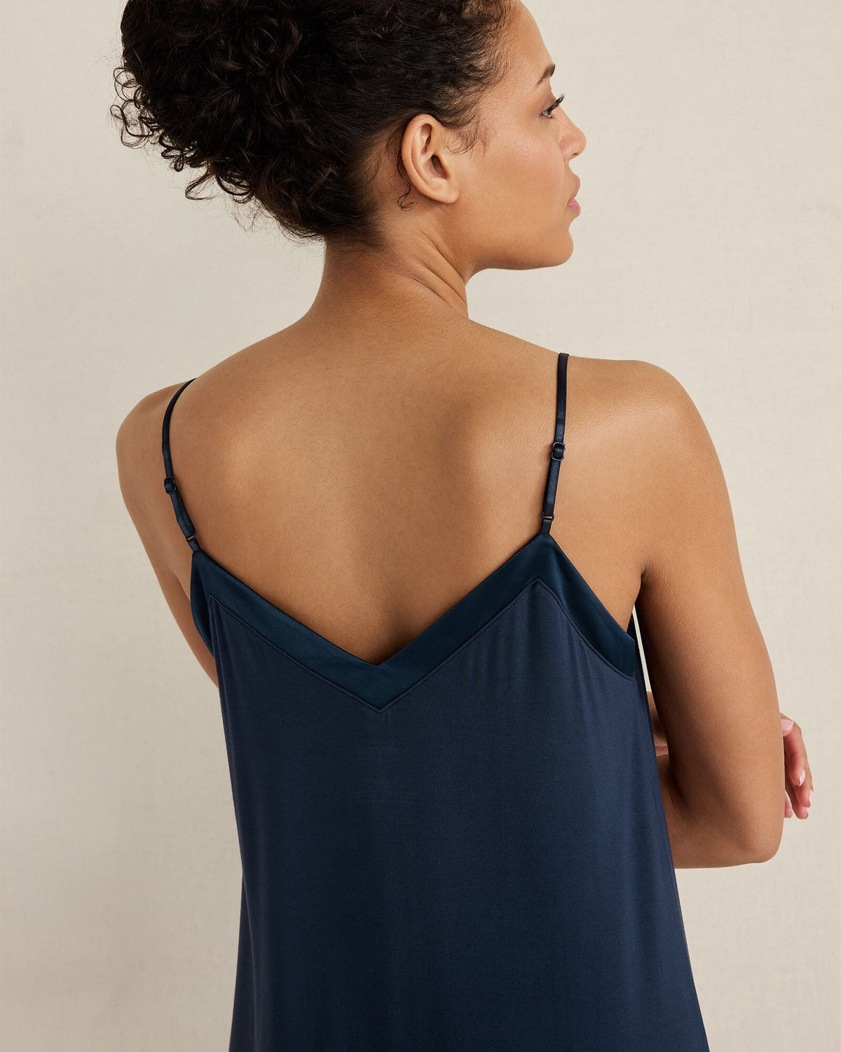CALM & COOL V-NECK SLEEP CHEMISE | Talbots
