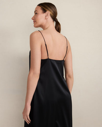 WASHABLE SILK PLEATED CHEMISE | Talbots
