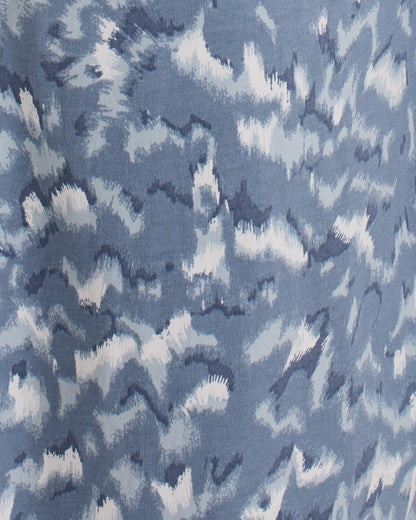ORGANIC COTTON JERSEY WAVE SLEEP DRESS | Talbots