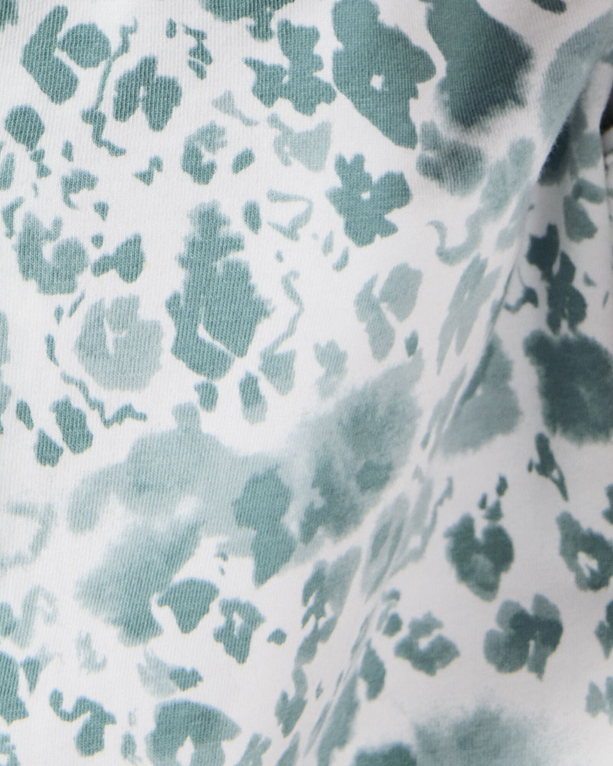 ORGANIC COTTON JERSEY BLURRED FLORAL PAJAMA TOP | Talbots